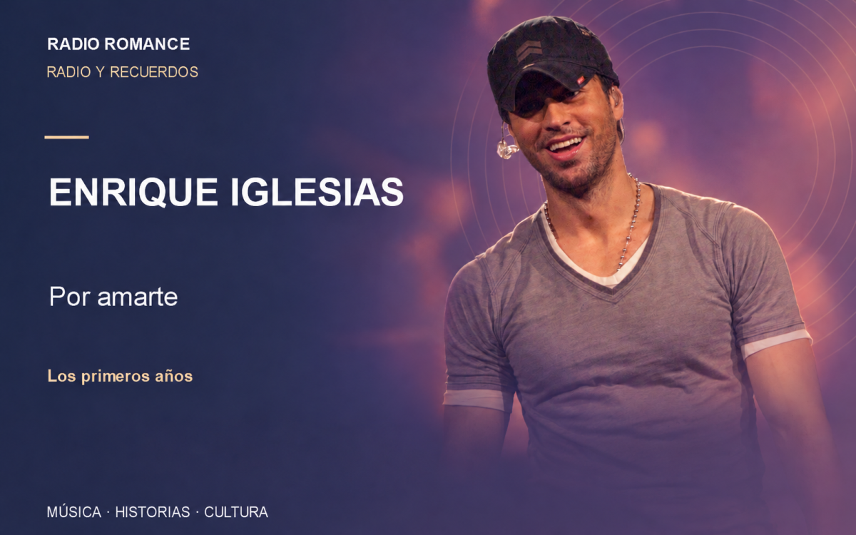 Portada personalizada: «Por amarte»: la balada de los primeros años de Enrique Iglesias