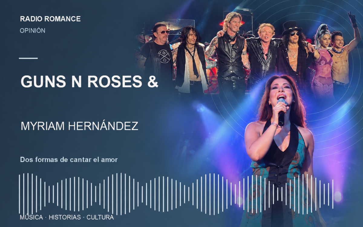 Portada personalizada: Guns N’ Roses y Myriam Hernández: dos formas de cantar el amor